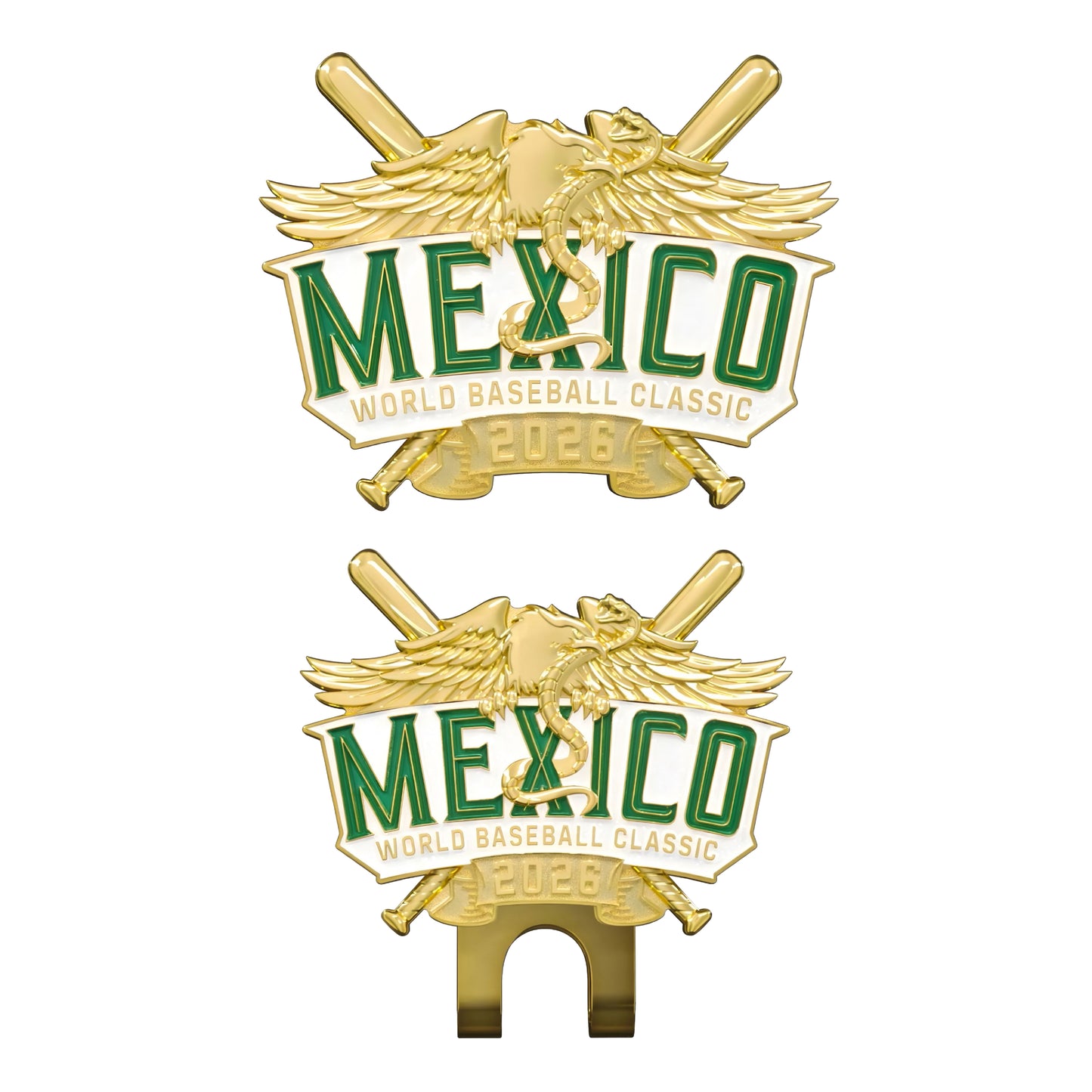 "MEXICO WBC '26" PIN & CLIP BUNDLE