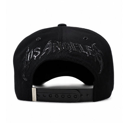 FEAR NONE "OBSIDIAN" BLACK PREMIUM SNAPBACK