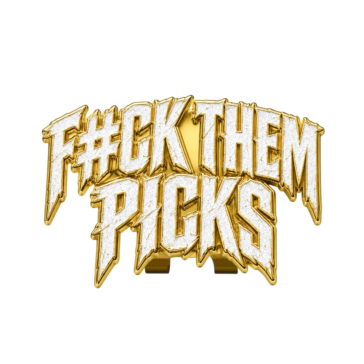 " F#CK THEM PICKS " LIMITED HAT CLIP